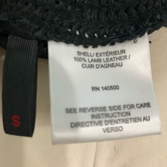 RtA Black lamb leather vest - Picture 5 of 5